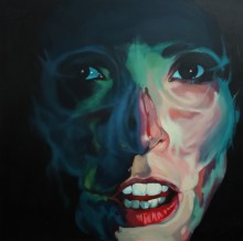 obraz z cyklu Na kształt i podobieństwo, olej na płótnie, 125x125cm, 2010