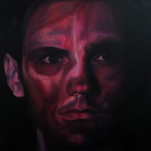 obraz z cyklu Na kształt i podobieństwo, olej na płótnie, 130x130cm, 2010