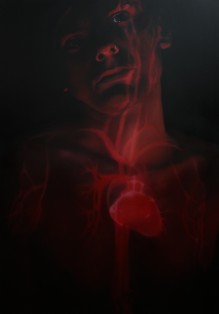 obraz z cyklu Na kształt i podobieństwo, olej na płótnie, 190x130cm, 2010