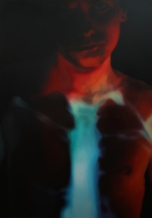 obraz z cyklu Na kształt i podobieństwo, olej na płótnie, 190x130cm, 2010