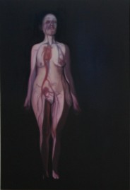 Przenikanie,tryptyk, olej na płótnie, 190x130cm, 2009