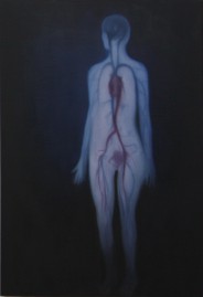 Przenikanie,tryptyk, olej na płótnie, 190x130cm, 2009